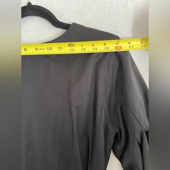 Anthropologie Hailee C Pilcher Black Classic Tuxedo Dress Size M - Picture 12 of 13